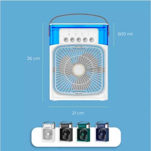 Mini Ar Condicionado 3 em1 [HydraChill Seu Clima, Sua Escolha!]